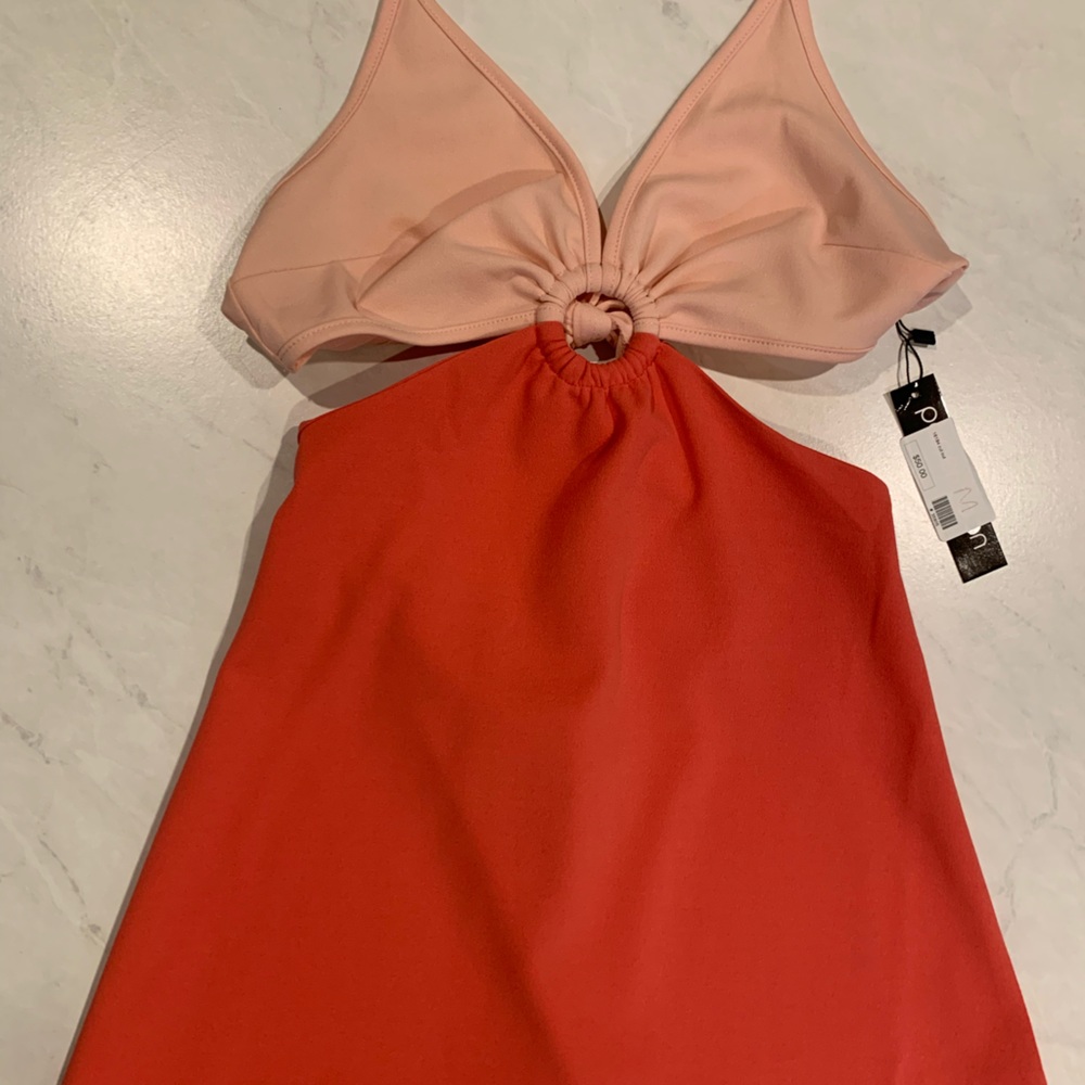 🌺 Two-Toned Halter Dress - Picture 3 of 3